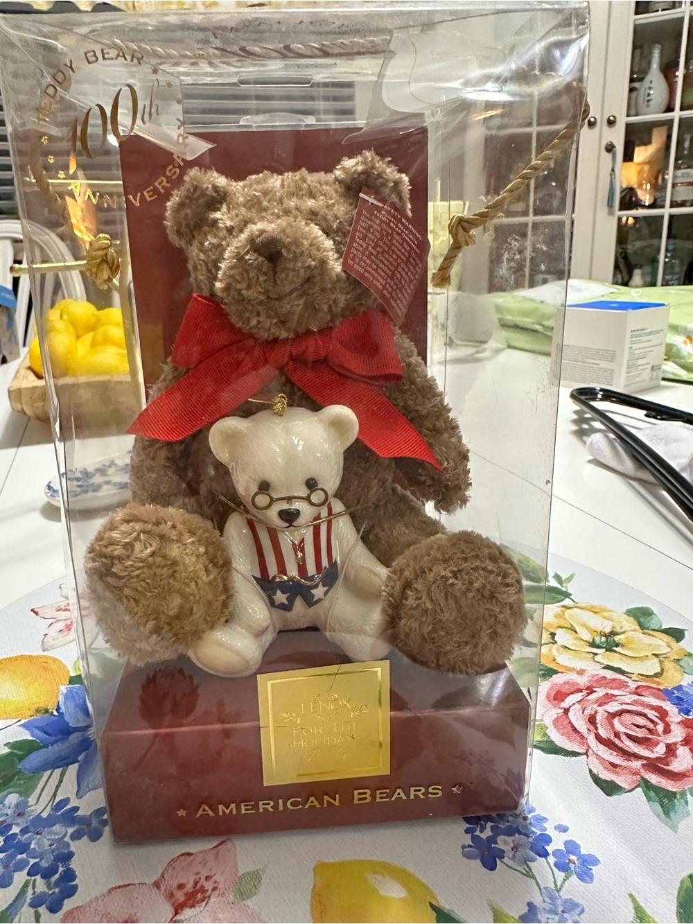 Lenox American Bears 100th Anniversary Teddy Bear Collectible Set